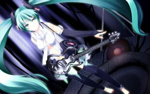 最新初音未来动漫美女桌面壁纸_7