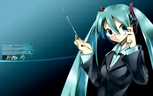 最新初音未来动漫美女桌面壁纸_11