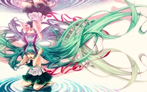 最新初音未来动漫美女桌面壁纸_16