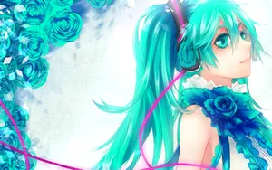 最新初音未来动漫美女桌面壁纸_19