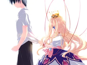 美少女插画图片桌面壁纸_14