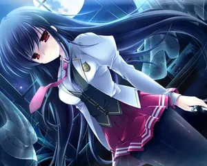 美少女插画图片桌面壁纸_16