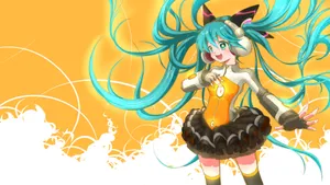 唯美动漫初音未来电脑壁纸