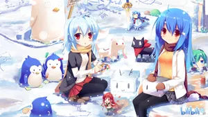 唯美动漫初音未来电脑壁纸_8