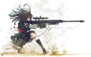 神枪少女动漫桌面壁纸