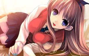 动漫美少女锦集桌面壁纸_3