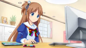 动漫美少女锦集桌面壁纸_9
