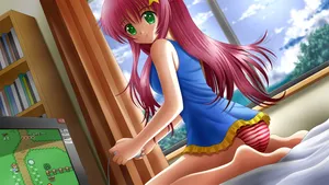 色彩浓郁的动漫美眉壁纸_5