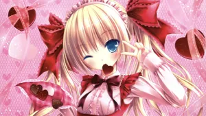 少女动漫萝球社桌面壁纸_7