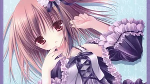 少女动漫萝球社桌面壁纸_8