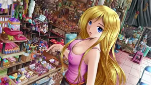 青春活力美少女插画壁纸ilolamai_3