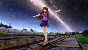 青春活力美少女插画壁纸ilolamai_15