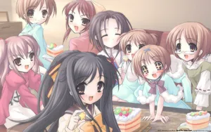 高清晰的动漫女孩桌面壁纸_16