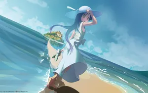 高清晰的动漫女孩桌面壁纸_17
