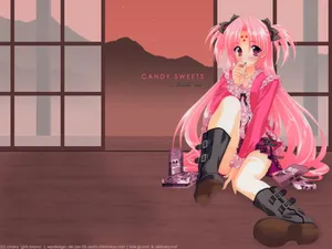 女生万岁可爱动漫壁纸_2