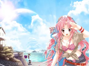 女生万岁可爱动漫壁纸_6