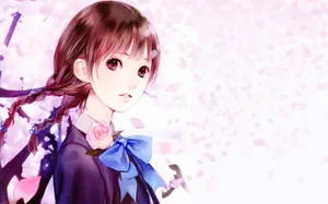 高清动漫美女桌面壁纸_14