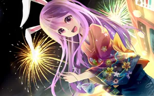 高清动漫美女桌面壁纸_18