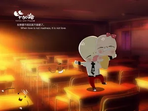 毕加猪情侣壁纸_12