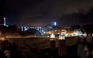 雄伟水坝风景壁纸_6