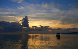 西哈努克海滩风景壁纸_4