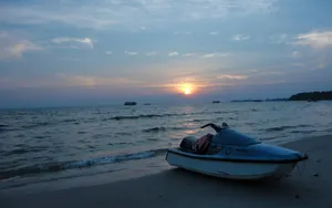西哈努克海滩风景壁纸_7