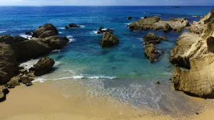 唯美海岸线风景壁纸_5