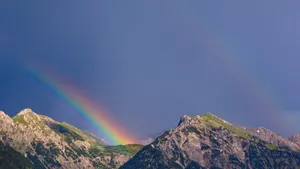 雨后彩虹图片_8