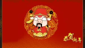 猪猪侠,逗逗迪迪2012年龙年春节壁纸_14