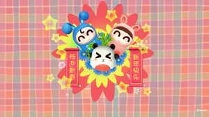 猪猪侠,逗逗迪迪2012年龙年春节壁纸_19