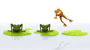 夸张表情3d卡通动物_10