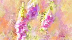 手绘花卉水彩画图片_4