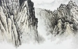 山水水墨画图片_2