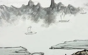 山水水墨画图片_4