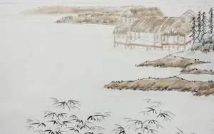 山水水墨画图片_8