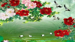 工笔画写意花鸟图片_6