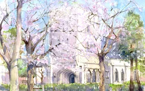 日本画师小森裕三水彩风景画_5