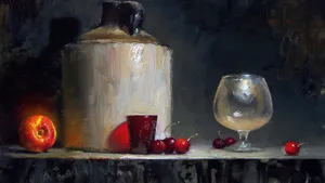花卉油画作品欣赏_10