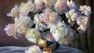 花卉油画作品欣赏_11