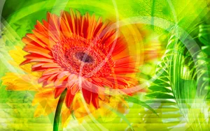 手绘鲜花图案壁纸_2