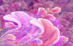 手绘鲜花图案壁纸_4