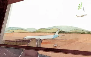 三月里的幸福饼插画图片_2
