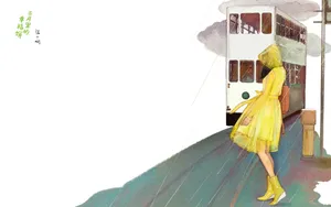 三月里的幸福饼插画图片_8
