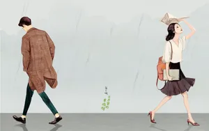 三月里的幸福饼插画图片_10