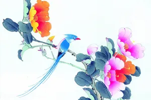 工笔花鸟画图片_13