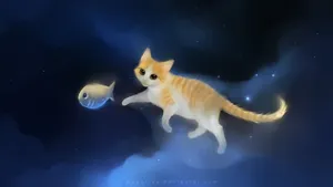 apofiss梦幻水彩桌面壁纸