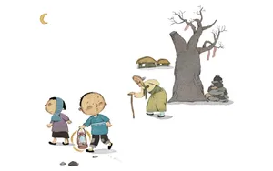 手绘儿童趣事图片壁纸_16