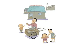 手绘儿童趣事图片壁纸_21