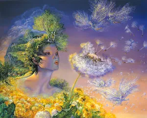 天国的精灵插画壁纸_3