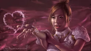 手绘美女_18